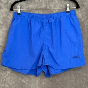 Vtg 70s Sports Illustrated Men's L Royal Blue Nylon Shorts Fits Small USA Made